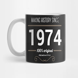 Father (2) Making History since 1974 Mug